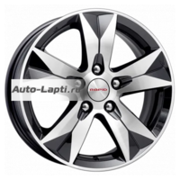 K&K 6,5x16/5x114,3 ET47 D66,1 Crossline-оригинал (КС713) Алмаз черный