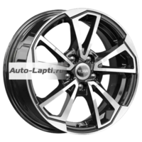 K&K 6x15/5x100 ET40 D57,1 КС1005 Алмаз черный