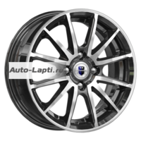 K&K 5,5x14/4x100 ET38 D67,1 Квант (КС960) Алмаз черный