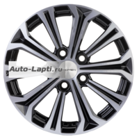 Khomen Wheels 6,5x16/5x114,3 ET47 D66,1 KHW1610 (Fluence) Black-FP