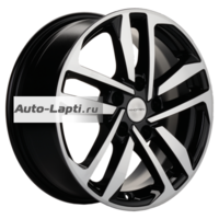 Khomen Wheels 6,5x16/5x114,3 ET47 D66,1 KHW1612 (Fluence/Juke) Black-FP