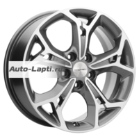 Khomen Wheels 7x17/5x108 ET50 D63,35 KHW1702 (Ford C-Max) Gray-FP
