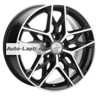 Khomen Wheels 7x17/5x108 ET50 D63,35 KHW1709 (Ford C-Max) Black-FP