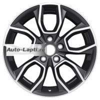 Khomen Wheels 7x17/5x108 ET50 D63,35 KHW1713 (Ford C-Max) Black-FP