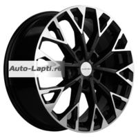 Khomen Wheels 7x17/5x108 ET50 D63,3 KHW1718 (Kuga/Focus/Volvo XC40/XC70) Black-FP