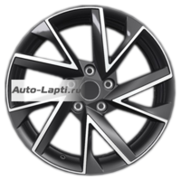 Khomen Wheels 7x17/5x108 ET50 D63,3 KHW1714 (Kuga/Focus) Black-FP